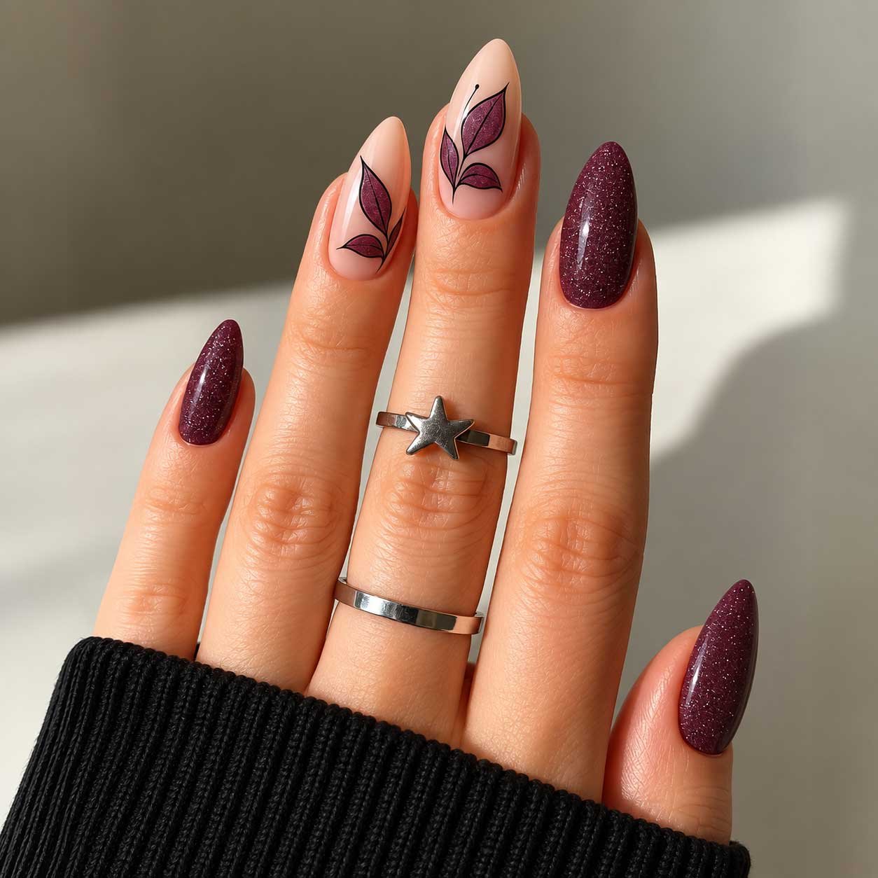 Chrome gel nails - Coco Nails Anjuna
